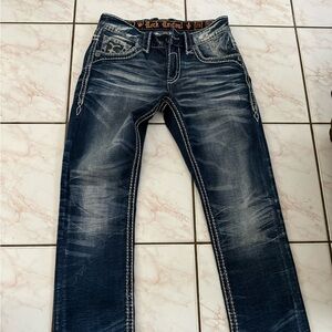 Men’s rock revival jeans